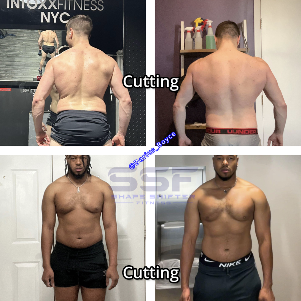 Male client back and front cutting transformation