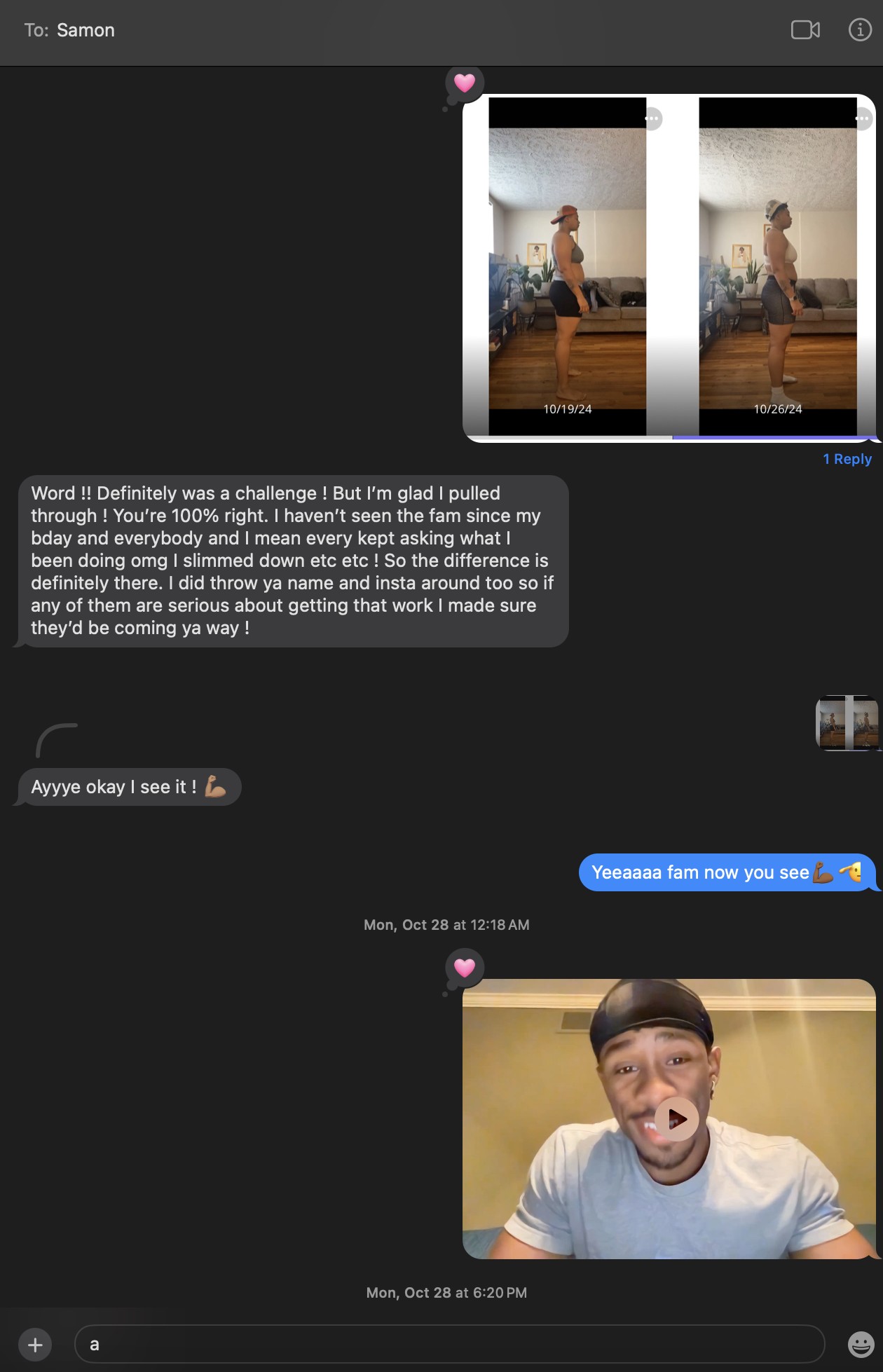 Client testimonial